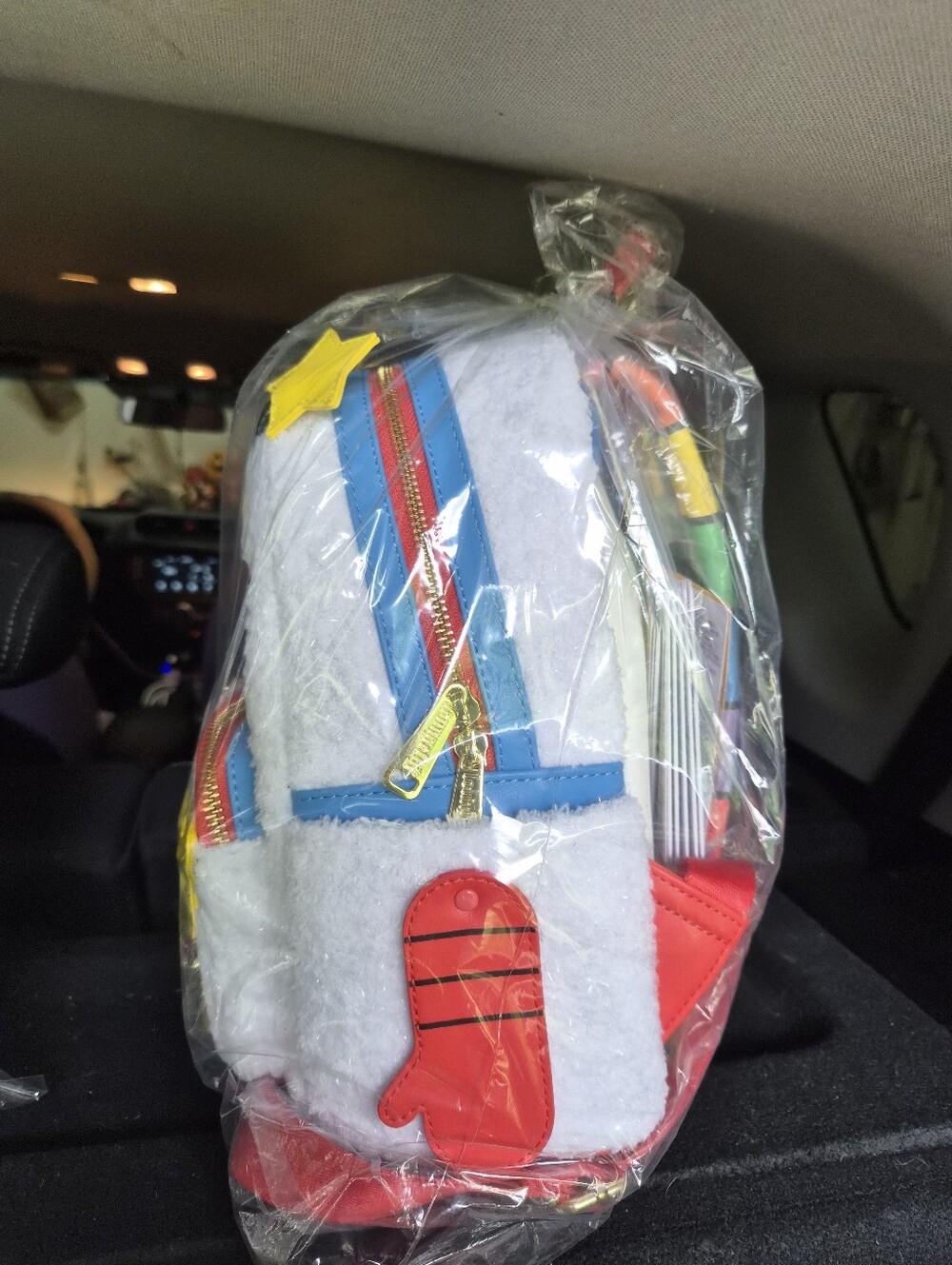 Loungefly Rainbow Brite Light Up Mini Backpack - Picture 3 of 5